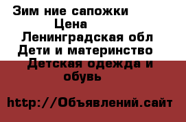 Зим ние сапожки Winks › Цена ­ 500 - Ленинградская обл. Дети и материнство » Детская одежда и обувь   